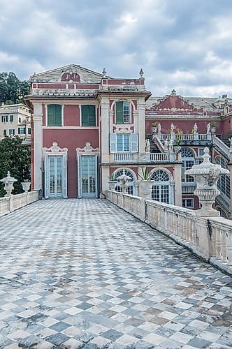 Italy, Liguria. Genoa. Palazzo Reale Art Print